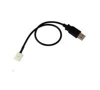5 uds/10 Uds conector LED Cable USB a 2 pines 8MM 10MM conector rápido sin soldadura for 5V SMD 2835 3528 5050 tira de luz LED(2 Pin 8MM,10pcs)