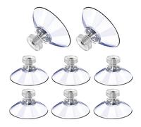 5 uds 32/41/53mm ventosas redondas fuertes transparentes con tornillo almohadillas de succión de plástico soporte de succión adhesivo con tuerca de tornillo 10pcs 53mm