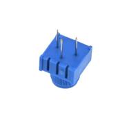 5 uds 3386P-1-103 1k 2k 5k 10k 20k 0,5 W, 1/2W pines de PC potenciómetro recortador de orificio pasante Cermet 1 ajuste superior de giro(100K Ohm 10PCS)