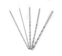 5 uds Brocas de Acero de Alta Velocidad Extralargas Brocas Helicoidales de Vástago Recto para Madera Juego de Brocas Extra Largas