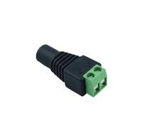 5 uds Conectores Hembra de alimentación CC Enchufe 5,5X2,1mm Adaptador Jack Conector de Fuente de alimentación for Tira de luz Led 3528 5050 5630 5730
