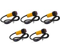 5 uds E18-D80NK interruptor de proximidad con Sensor fotoeléctrico para evitar obstáculos infrarrojos