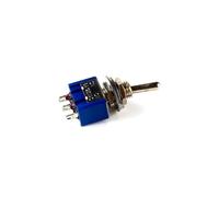 5 uds interruptor de palanca en miniatura unipolar doble tiro ON-OFF-ON/ON-ON 120VAC 6A 1/4 pulgadas montaje MTS-102 103 202 203(MTS-102)