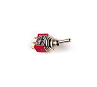5 uds interruptor de palanca en miniatura unipolar doble tiro ON-OFF-ON/ON-ON 120VAC 6A 1/4 pulgadas montaje MTS-102 103 202 203(MTS-103)