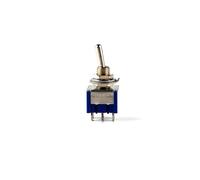 5 uds interruptor de palanca en miniatura unipolar doble tiro ON-OFF-ON/ON-ON 120VAC 6A 1/4 pulgadas montaje MTS-102 103 202 203(MTS-202)