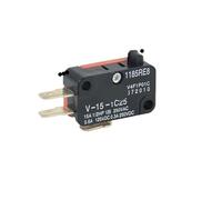 5 uds serie V-1C25 límite de carrera horno microondas puerta Micro interruptor bisagra rodillo bisagra palanca momentáneo acción rápida 15A 250VAC