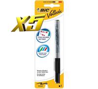 5 Unidades Bic Velleda 1741 Marcador para Pizarra - Punta de 4.5 mm - Trazo 1.4mm - Tinta con Base de Acetona - Borrado Optimo - Larga Duracion - Color Negro