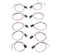 5 unidades de sensor de interrupción IR 3 mm interruptor fotoeléctrico CC | Detección de 25 cm para Arduino Robot Contador Control Negro