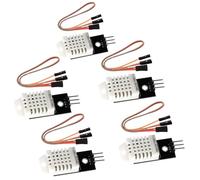 5 unidades DHT/2302 Sensor de temperatura 22 módulo, sensor 22 de humedad con placa y cable 3,3-5,5 V compatible con Arduino, sensor de temperatura DHT, sensor de temperatura digital y sensor de