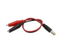 5 unids/lote,5x2,1mm a 2x enchufe macho de alimentación/conector hembra pinzas cocodrilo abrazaderas cables conductores prueba conector Cable