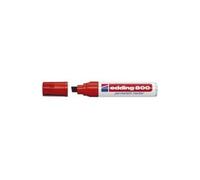 5 x Rotulador Marcador Permanente 850 Rojo Refill Bar con Edding T 25 04 850 002