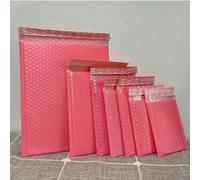 50/25 sobres acolchados autosellados de color rosa para correo, bolsas de regalo, embalaje negro/azul para pequeñas empresas-23x30cm-50pcs