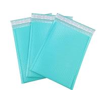50/25pcs Bubble Mailers Pink Poly Bubble Mailer Autosellado Sobres acolchados Bolsas de regalo Bolsas de embalaje negras/azules para negocios-azul,15x18cm,50pcs