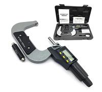 50-75mm 0.001mm Micrómetros exteriores electrónicos estándar Herramientas digitales Calibrador Métrico Micrométrico Micrómetro Tip Herramienta de medición, Analizador preciso