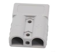 50 A 600 V para conector de batería de desconexión rápida carcasa gris 120 A 600 V resistente para batería, cobre chapado en plata, terminal de conexión rápida para sistemas EV de carretilla elevadora