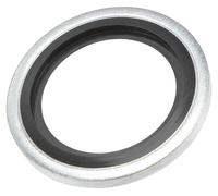 50 juntas de sellado adhesivas, rosca G1/2, dimensiones 28,5x19x3,4 mm, acero/nitrilo