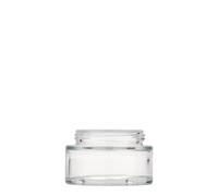 50 ml tarro 'Clear Edition', vidrio, boca: cierre de rosca
