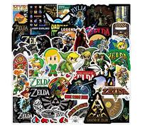 50 pegatinas para The Legend of Zelda, pegatinas para coche, portátil, teléfono, guitarra, monopatín, motocicleta, bicicleta, juego de pegatinas, vinilo, resistente al agua, pegatinas estéticas para
