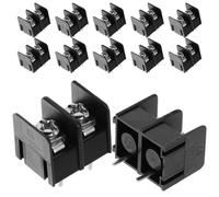 50 Piezas Bloque de Terminales Pcb de 2 Pines, Tornillo, 7,62mm | Cobre y Cpv, Diseño Modular, para Cableado de Paneles y Placas, Valor a Granel