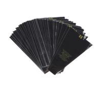 50 Piezas Bolsas para Ramos de Flores, Plástico Negro | Bolsa de Embalaje de Flores, Manga de Embalaje Florista, para Fiestas y Thanksgiving, Práctico