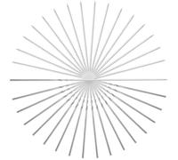 50 Piezas Brochetas de Metal Gruesas de Acero Inoxidable | Pinchos Planos Reutilizables, para Asar Carne y Preparar Brochetas Pequeñas, Color Plata