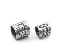 50 piezas de rodamiento de jaula de aguja de pistón de embrague 10x13x13mm rodamiento de piñón 25cc 26cc 2500 38cc G2500 G3800 MS200 020T motosierra