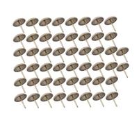 50 Piezas de Tachuelas de Tapicería Engrosadas, Alfileres para Clavos de Muebles, Molduras Decorativas de Cabeza de Clavo para Muebles(21 * 25mm)