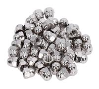 50 Piezas de Tuerca de Casquillo de Bellota de Acero Inoxidable, Kit de Surtido de Casquillo de Domo Hexagonal M3 M4 M5 M6 M8 M10 M12(M4)