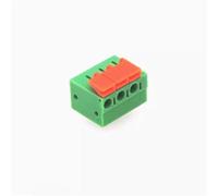 50 Piezas KF142V KF142R 5,08 mm PCB Bloque de terminales de Tornillo de Resorte 2P 3P 4P 5P 6P 8P Conector de Terminal(KF142R 3P)