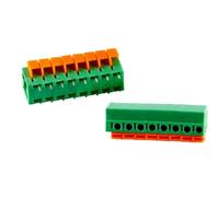 50 Piezas KF142V KF142R 5,08 mm PCB Bloque de terminales de Tornillo de Resorte 2P 3P 4P 5P 6P 8P Conector de Terminal(KF142R 8P)