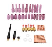 50 piezas WP17 WP18 WP26 Serie TIG Antorcha de soldadura Accesorios consumibles Boquillas de cerámica de resistencia a altas temperaturas Piezas de repuesto para proyectos de