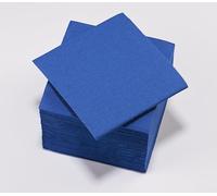 50 servilletas microgofradas 24x25 cm 2V 100% Nature azul oscuro - FSC
