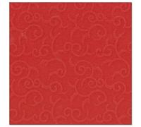 50 Servilletas "ROYAL Collection" Pliegue-1/4 40 cm x 40 cm rojo "Casali"