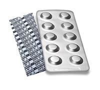 50 tabletas de reactivo DPD3 PoolLab® para fotómetro para medir el: la cantidad total de cloro en el agua de la piscina. También aptas para otros fotómetros de mano