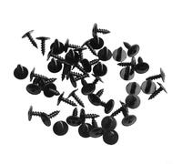 50 tornillos Torx para subsuelo del motor y caja de rueda delantera T20, compatible con para golf N90974701, acero de 15 mm, cabeza de 16 mm, rosca de repuesto directo para protección contra el