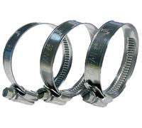 50 uds Abrazadera metálica Inox A-2, banda 9mm 60-80 mm