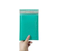 50 Uds bolsa de mensajería bolsa de espuma bolsa de transporte autoembalaje caja de correo de poliespuma verde sobre bolsa de regalo bolsa de correo gruesa-13x18cm