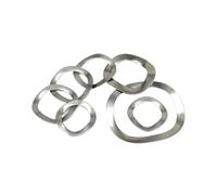 50 Uds M3 M4 M5 M6 M8 M10 M12 M16 M19 M21 M25 304 Junta De Arandela De Resorte Tipo Cresta De Tres Ondas De Acero Inoxidable for Ejes De Rodamiento(M10x15x0.3)