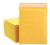 50 unids/lote de sobres de burbujas de papel Kraft, bolsas acolchadas, sobre de envío con bolsa de correo de burbujas, bolsa de embalaje-14x16cm