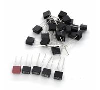 50 unids/lote Kit de fusibles rectangulares cuadrados soplado lento T1A T3.15A T4A T5A T6.3A 250V SS-5 surtido 2 pines 5 tipos cada 10 Uds