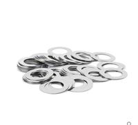 50 unids/lote M6 M7 M8 junta de cuña de acero inoxidable junta ultrafina espesor de cuña ultrafina 0,1mm 0,2mm 0,3mm 0,5mm 1mm arandelas Hardware(Thickness 0.2mm,8x12)