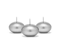 50 Velas Flotantes Plata Diámetro 4 cm de boda wedding