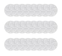 500 Piezas Papeles de Horno Perforados de Silicona 12,7cm | Blanco, Papel Diseño Floral, Uso en Freidora de Aire y Parrilla Bbq