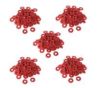 500 x Arandela de Fibra Tornillo Aislante para Placa Base - Rojo