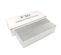 5000 clavos rectos serie F para clavadora eléctrica o neumática, F10 F15 F20 F25 F30 F40 F50 para carpintería y acabado