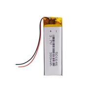 501646 de 3,7 V y 380 mAh (1/4 Piezas)