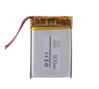 502535 3,7 V y 500 mAh (1/4 Piezas)