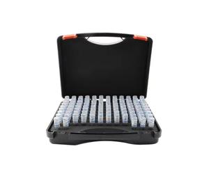 51-101 unids/set calibre de pasador de acero precisión de 0.001mm, herramientas de inspección y calibración de micrómetro de paso de 0,01mm Medición precisa(0.50-1.00mm 51pcs)