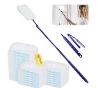 51 Piezas para Swiffer Plumero Duster Kit, Imanes para Swiffer el Polvo | con 1 Asa para Polvo, para Pelo de Animales, Polvo, Suciedad