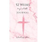 52 Week Pink Marble Prayer and Bible Journal: Weekly Guided Devotions, Scripture Writing, Gratitude & Reflection for Women